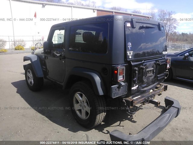 1J4AA2D13BL542494 - 2011 JEEP WRANGLER SPORT BLACK photo 3