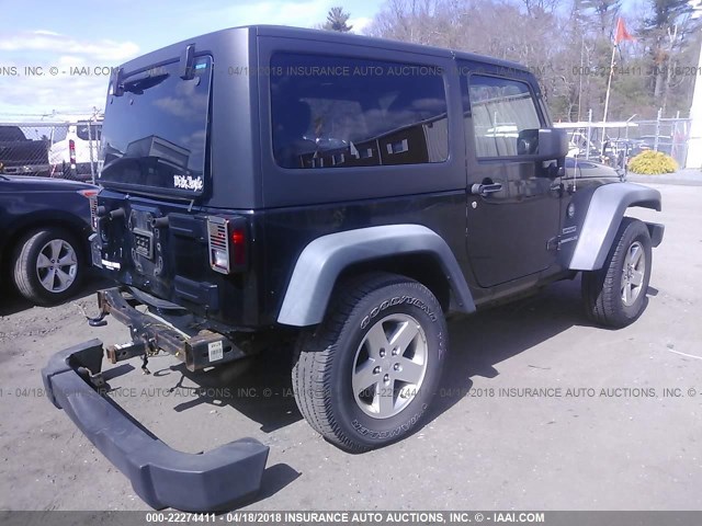 1J4AA2D13BL542494 - 2011 JEEP WRANGLER SPORT BLACK photo 4