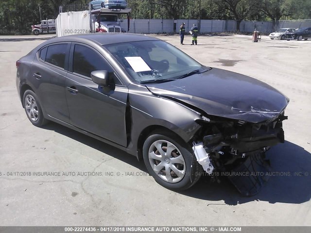 JM1BM1U79E1145078 - 2014 MAZDA 3 SPORT GRAY photo 1