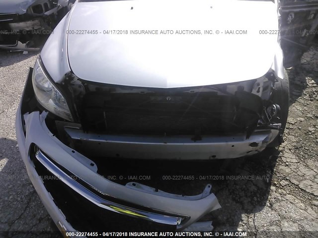 1G1ZC5E10BF374985 - 2011 CHEVROLET MALIBU 1LT ვერცხლისფერი ფოტო 6