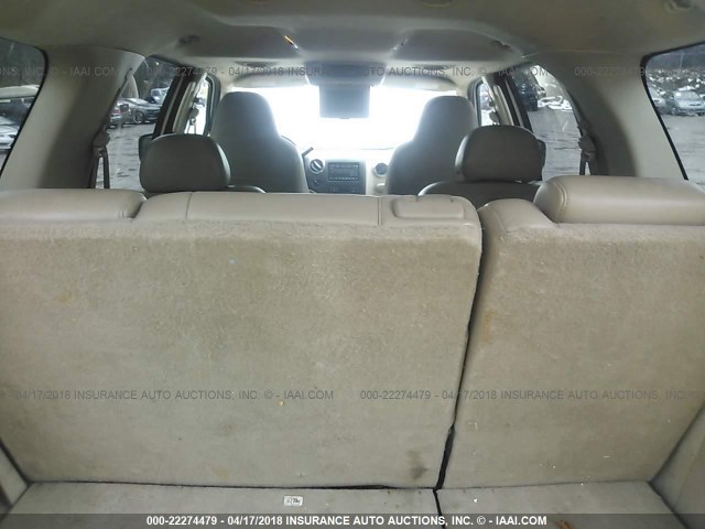 1FMFU18536LA04633 - 2006 FORD EXPEDITION EDDIE BAUER WHITE photo 8