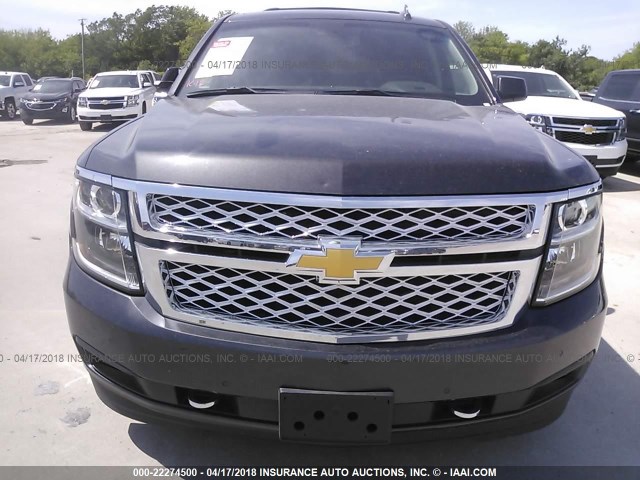 1GNSCBKC8JR222194 - 2018 CHEVROLET TAHOE C1500 LT GRAY photo 6