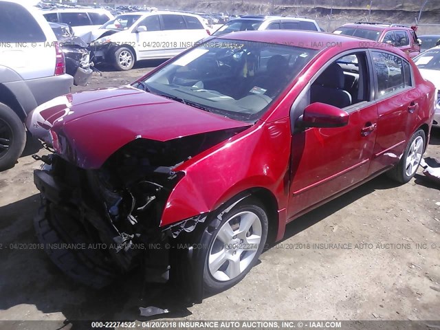 3N1AB61E99L648001 - 2009 NISSAN SENTRA 2.0/2.0S/2.0SL RED photo 2