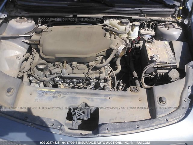 1G1ZK577594117914 - 2009 CHEVROLET MALIBU LTZ 蓝色 照片 10