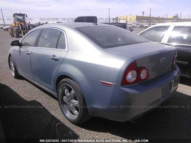 1G1ZK577594117914 - 2009 CHEVROLET MALIBU LTZ 蓝色 照片 3