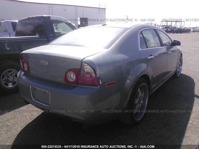 1G1ZK577594117914 - 2009 CHEVROLET MALIBU LTZ 蓝色 照片 4