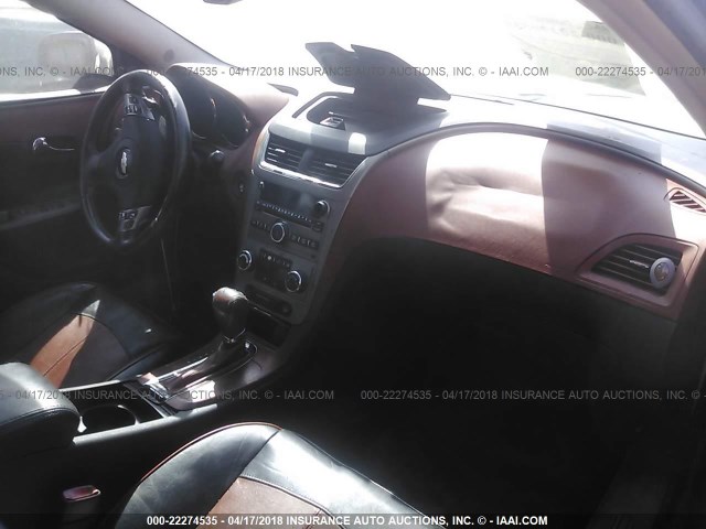 1G1ZK577594117914 - 2009 CHEVROLET MALIBU LTZ 蓝色 照片 5