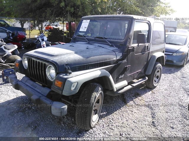 1J4FY29P9XP423315 - 1999 JEEP WRANGLER / TJ SE BLACK photo 2