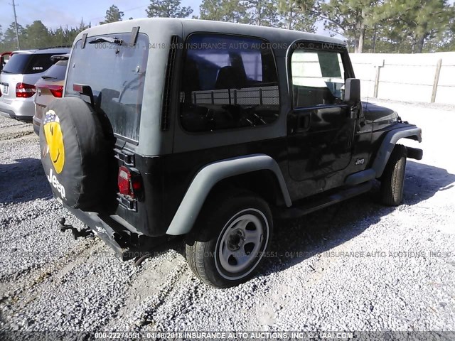 1J4FY29P9XP423315 - 1999 JEEP WRANGLER / TJ SE BLACK photo 4