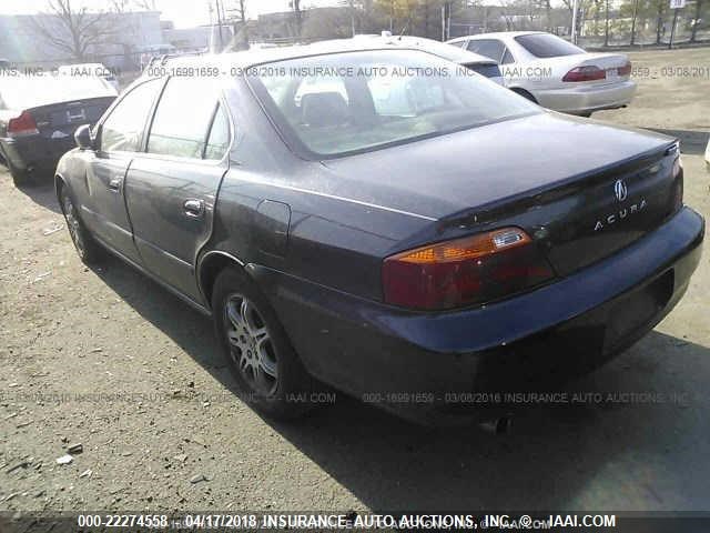 19UUA56651A014366 - 2001 ACURA 3.2TL BLACK photo 3