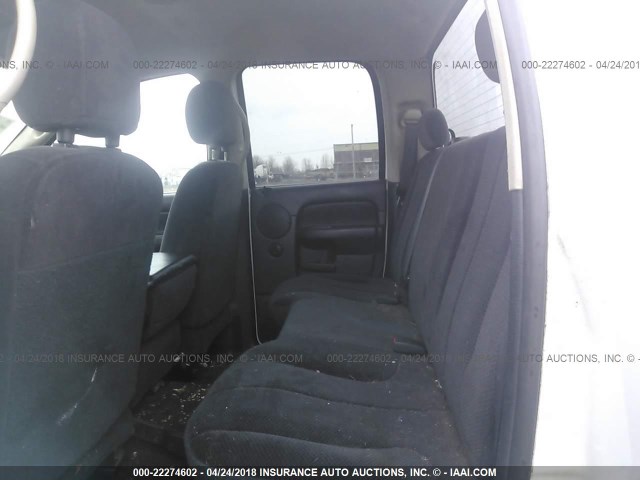 3D7KU28D44G205795 - 2004 DODGE RAM 2500 ST/SLT 白色 照片 8