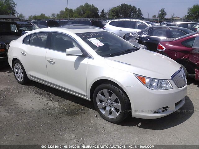 1G4GE5GD2BF156154 - 2011 BUICK LACROSSE CXS WHITE photo 1