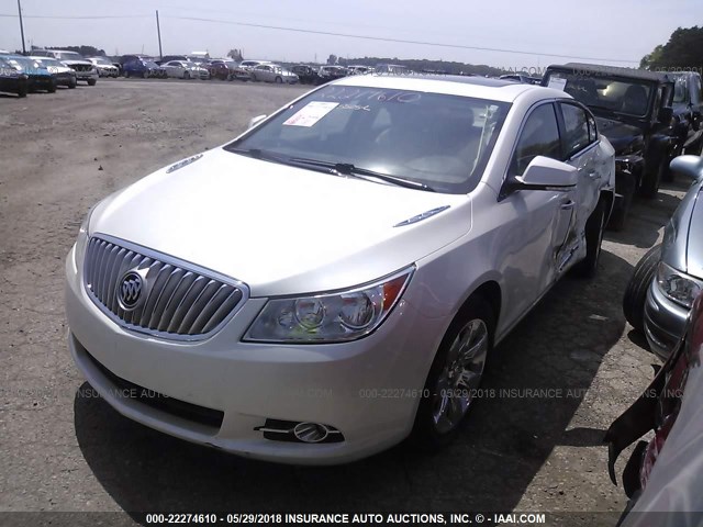 1G4GE5GD2BF156154 - 2011 BUICK LACROSSE CXS WHITE photo 2
