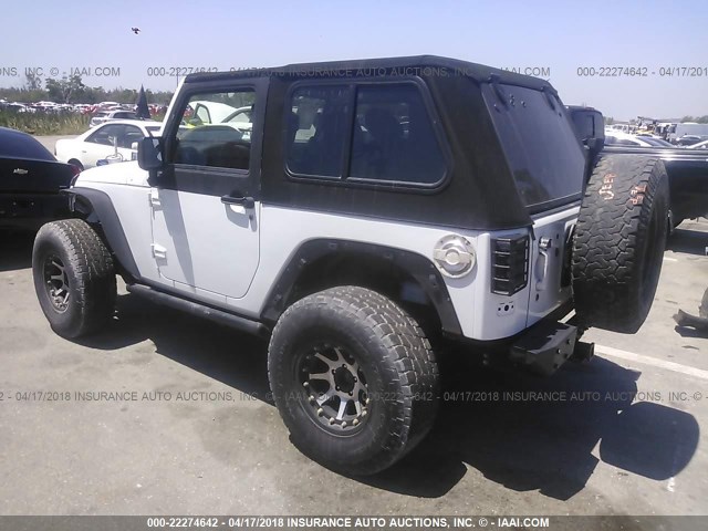 1C4AJWAG9CL224211 - 2012 JEEP WRANGLER SPORT 白色 照片 3