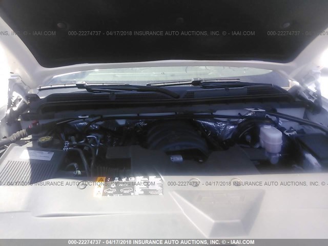 3GCPCREC2HG136845 - 2017 CHEVROLET SILVERADO C1500 LT WHITE photo 10