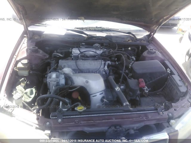 JT2BG22K610538954 - 2001 TOYOTA CAMRY CE/LE/XLE 勃艮第红 照片 10