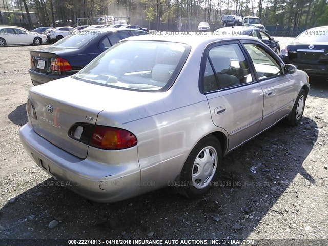 2T1BR18EXXC227765 - 1999 TOYOTA COROLLA VE/CE/LE 米色 照片 4
