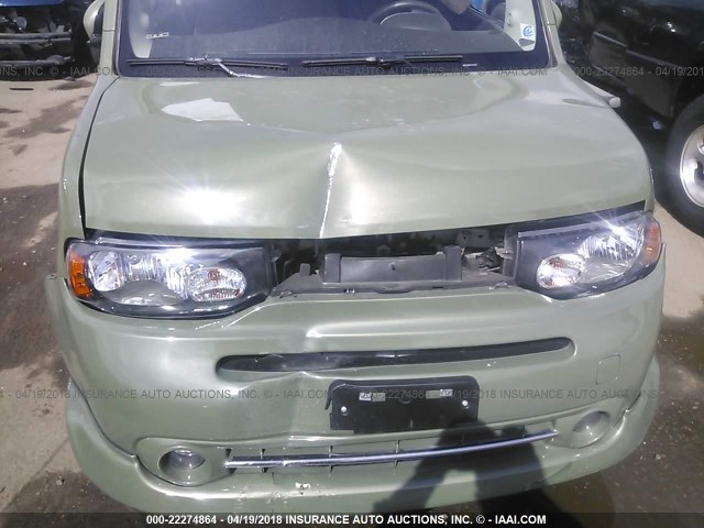 JN8AZ28R59T101236 - 2009 NISSAN CUBE S/SL GREEN photo 6