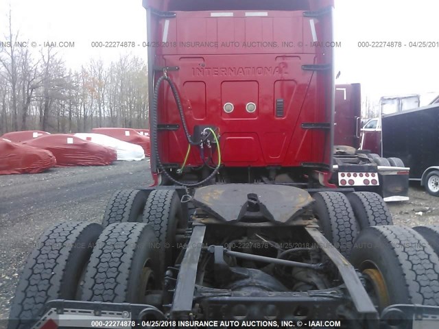 3HSDJSJRXCN534066 - 2012 INTERNATIONAL PROSTAR أحمر صورة 8