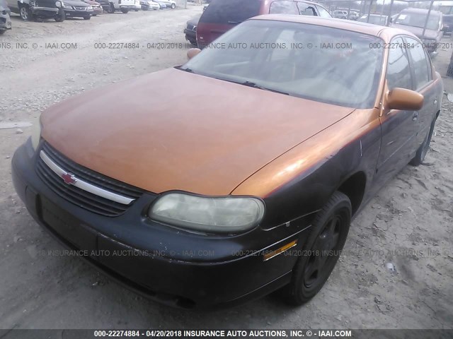 1G1NE52J72M665055 - 2002 CHEVROLET MALIBU LS 橙色 照片 2