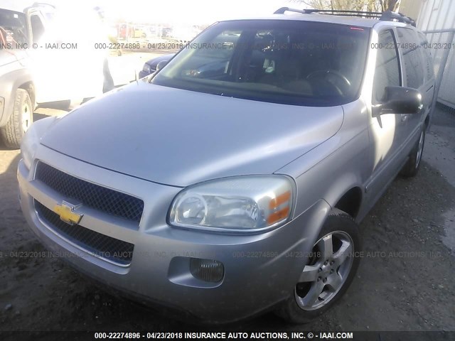 1GNDV33177D210999 - 2007 CHEVROLET UPLANDER LT SILVER photo 2