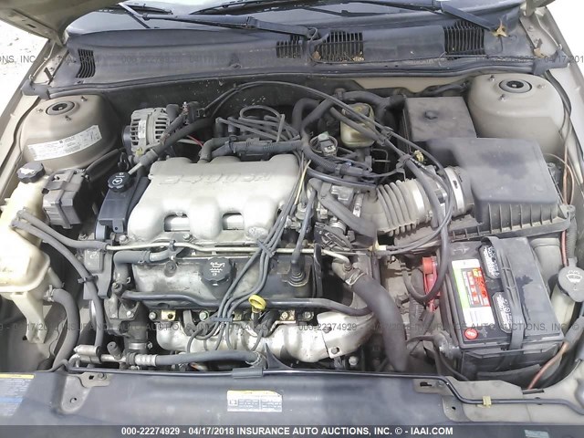 1G2NF52E74C235613 - 2004 PONTIAC GRAND AM SE1 GOLD photo 10