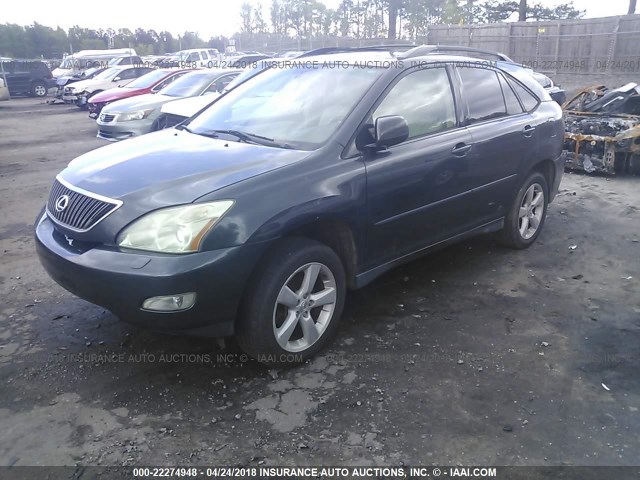 JTJHA31U050077927 - 2005 LEXUS RX 330 GRAY photo 2