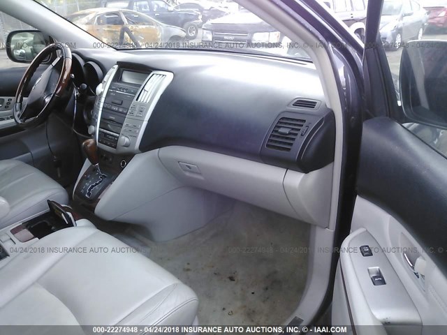 JTJHA31U050077927 - 2005 LEXUS RX 330 GRAY photo 5