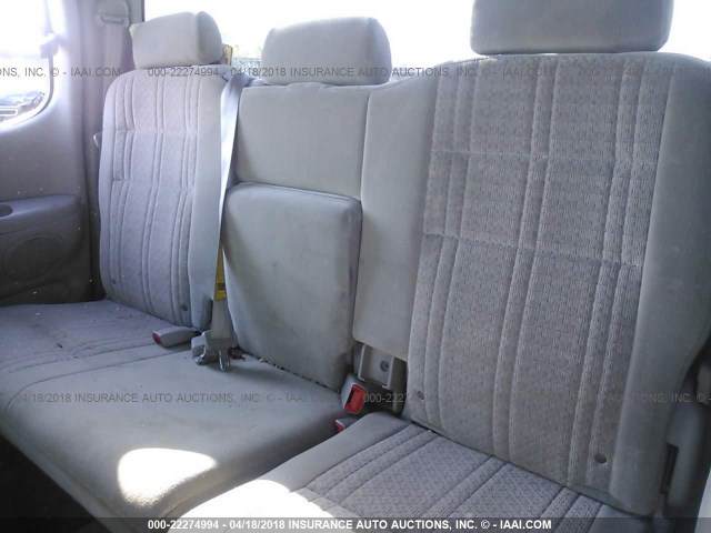 5TBRU34176S465700 - 2006 TOYOTA TUNDRA ACCESS CAB SR5 WHITE photo 8