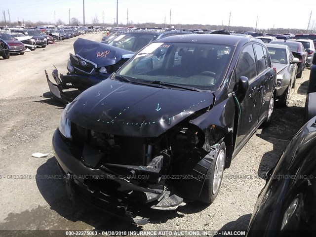 3N1BC1CP7BL508487 - 2011 NISSAN VERSA S/SL PURPLE photo 2