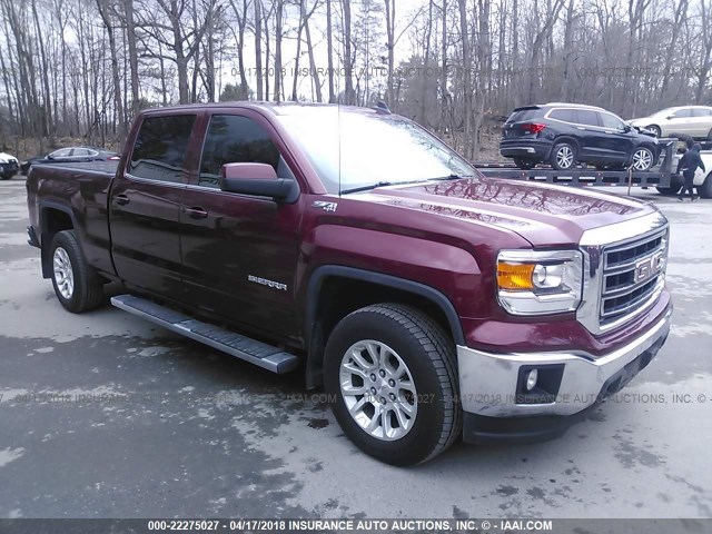 3GTU2UEC3FG240153 - 2015 GMC SIERRA K1500 SLE RED photo 1