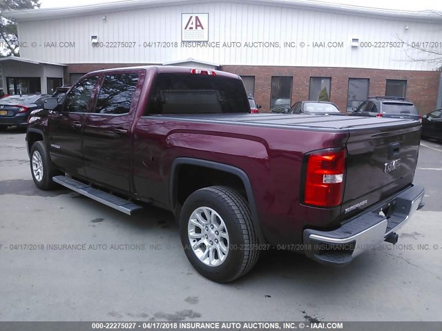 3GTU2UEC3FG240153 - 2015 GMC SIERRA K1500 SLE RED photo 3