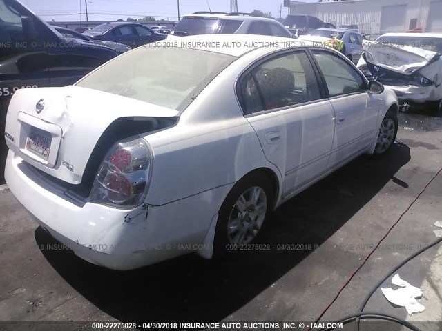 1N4AL11D36C168487 - 2006 NISSAN ALTIMA S/SL WHITE photo 4