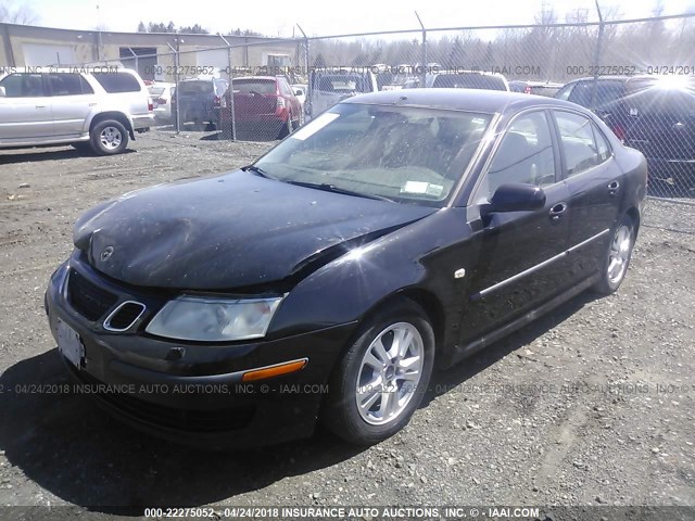 YS3FD46YX71122168 - 2007 SAAB 9-3 2.0T BLACK photo 2