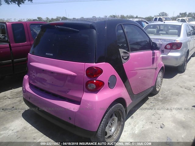 WMEEJ3BA7AK369388 - 2010 SMART FORTWO PURE/PASSION BLACK photo 4