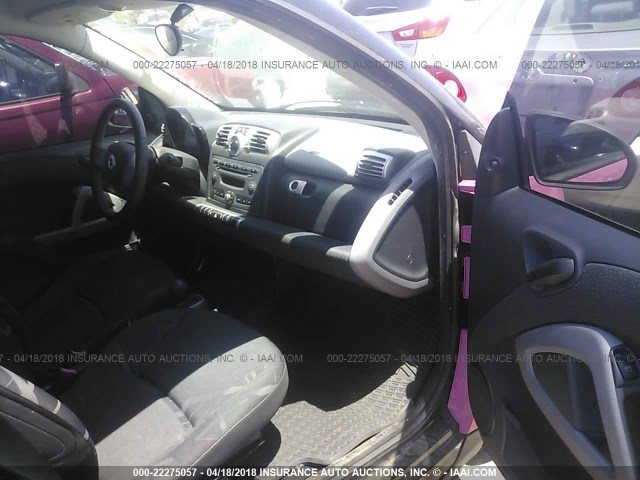 WMEEJ3BA7AK369388 - 2010 SMART FORTWO PURE/PASSION BLACK photo 5