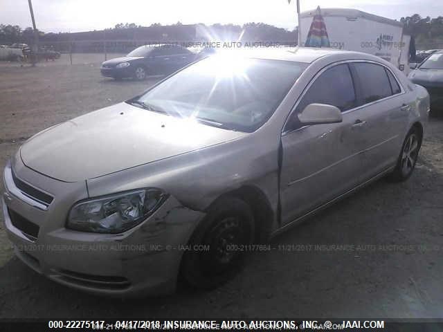 1G1ZC5E15BF271531 - 2011 CHEVROLET MALIBU 1LT 棕色 照片 2