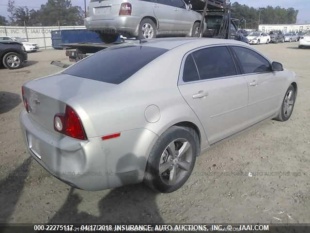 1G1ZC5E15BF271531 - 2011 CHEVROLET MALIBU 1LT 棕色 照片 4