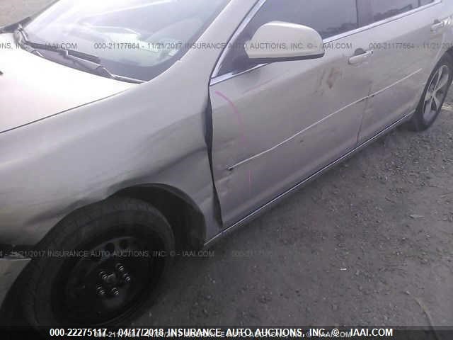 1G1ZC5E15BF271531 - 2011 CHEVROLET MALIBU 1LT 棕色 照片 6