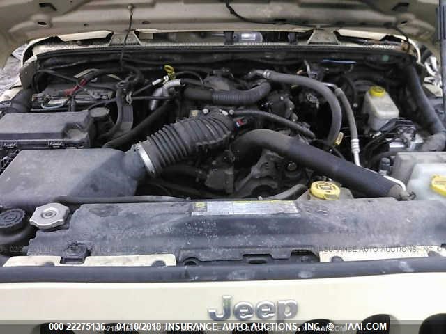 1J4BA3H19BL604050 - 2011 JEEP WRANGLER UNLIMITED SPORT CREAM photo 10