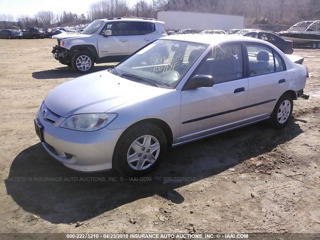 1HGES16304L004613 - 2004 HONDA CIVIC DX VP Gümüş foto 2