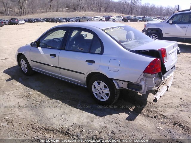 1HGES16304L004613 - 2004 HONDA CIVIC DX VP Gümüş foto 3