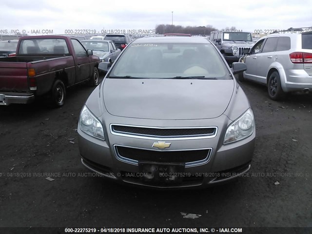 1G1ZA5EU9BF321055 - 2011 CHEVROLET MALIBU LS ნაცრისფერი ფოტო 6