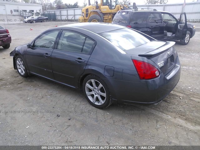 1N4BA41E48C831797 - 2008 NISSAN MAXIMA SE/SL GRAY photo 3