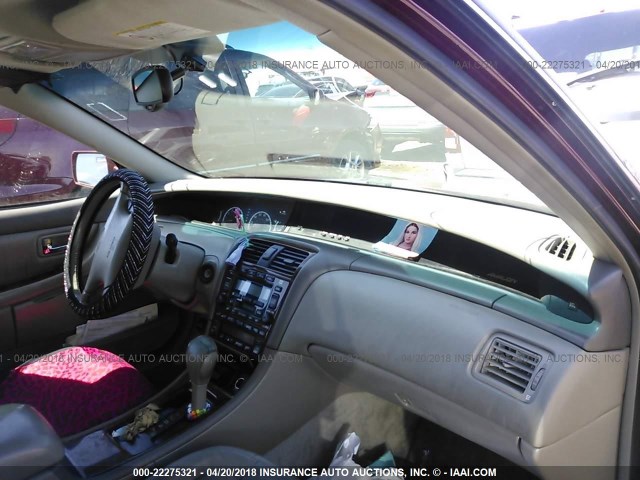 4T1BF28B7YU062648 - 2000 TOYOTA AVALON XL/XLS MAROON photo 5