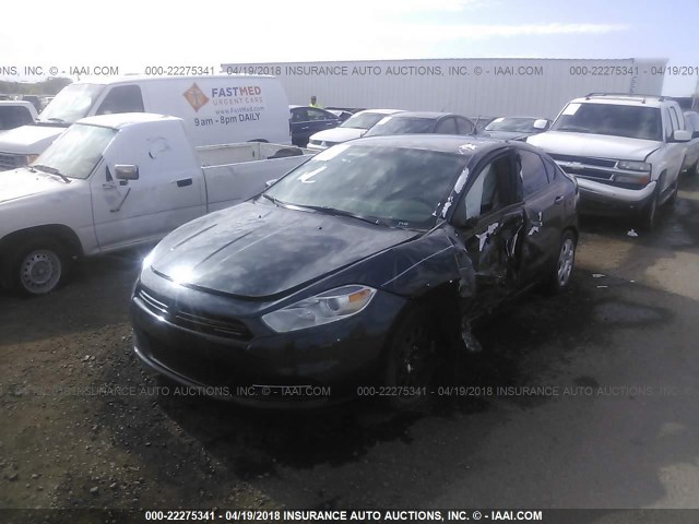 1C3CDFAA3ED902531 - 2014 DODGE DART SE BLACK photo 2