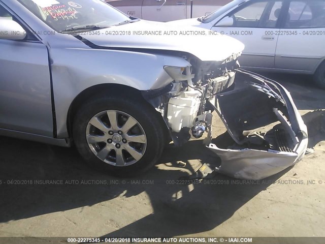 4T1BK46K37U559611 - 2007 TOYOTA CAMRY NEW GENERAT LE/XLE/SE SILVER photo 6