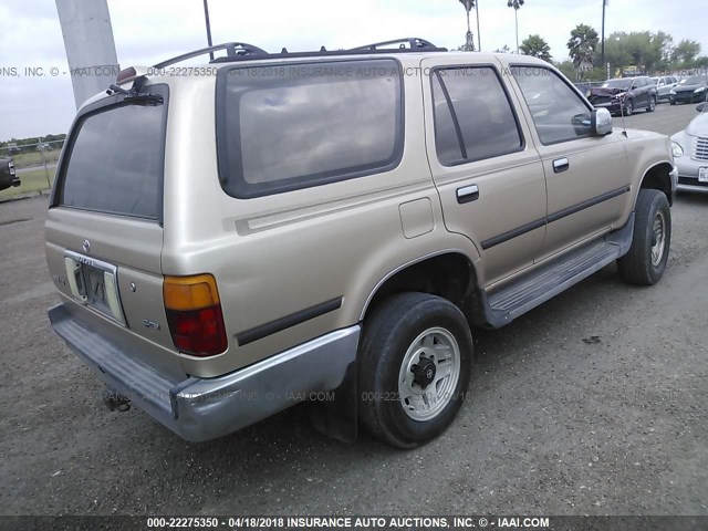 JT3VN29V1S0041228 - 1995 TOYOTA 4RUNNER VN29 SR5 BEIGE photo 4