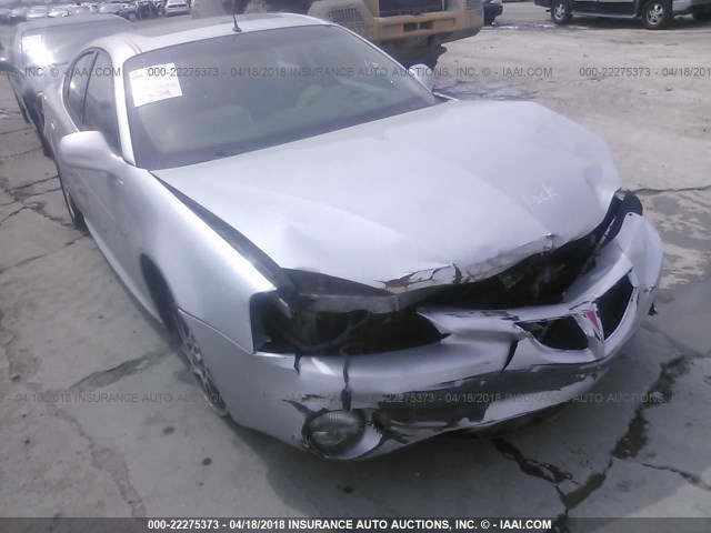 2G2WR524541100963 - 2004 PONTIAC GRAND PRIX GTP SILVER photo 1