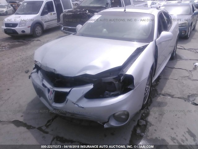 2G2WR524541100963 - 2004 PONTIAC GRAND PRIX GTP SILVER photo 2